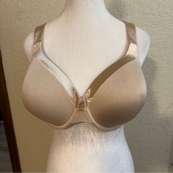 Vanity‎ Fair Lingerie® Illumination Full-Figure Bra 76338 Size 40D Rose Beige - Picture 2 of 9